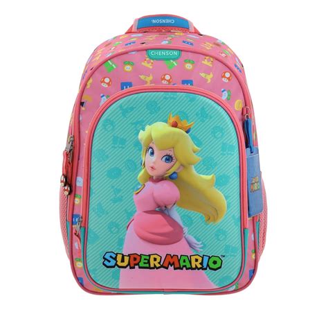 mochila escolar princesa peach shaw.